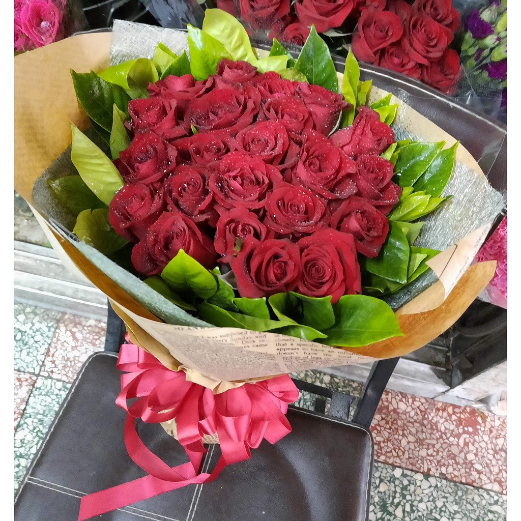 花束台北市花店真花花束 搞浪漫 獻花 求婚結婚 榮升榮調 會員大會 公司表揚 蝦皮購物