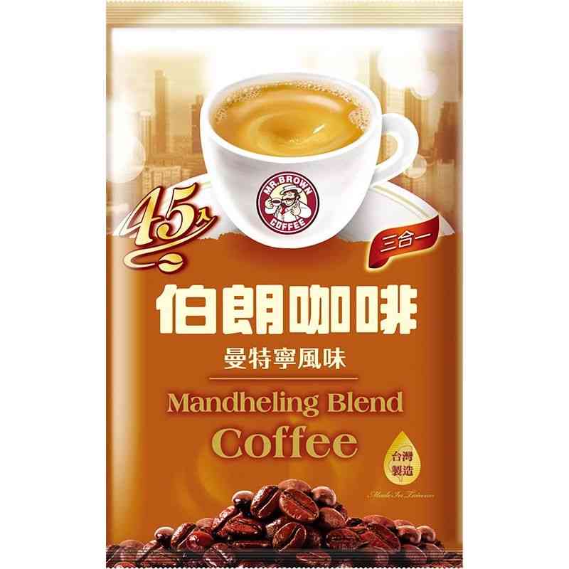 伯朗 三合一曼特寧風味咖啡 16g x 45包【家樂福】