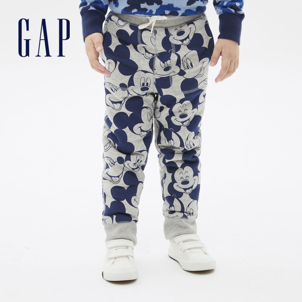 Gap 男幼童裝 Gap x Disney迪士尼聯名 仿羊羔絨棉褲-米奇印花(593030)