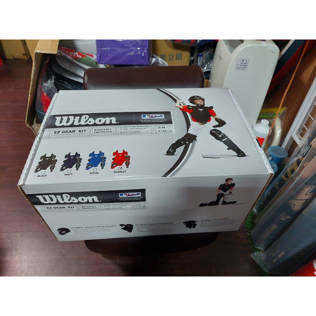 美國棒球品牌 Wilson 少棒捕手護具組 兒童捕手護具組 WTA368400LX