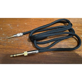 3.5 對 3.5(轉6.3) 耳機線 對錄線 1.5M (SHP9500可參考)