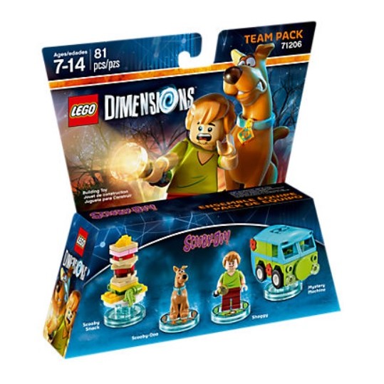 LEGO Dimensions 樂高 次元 71206 Scooby-Doo Team Pack 史酷比  壓盒還原