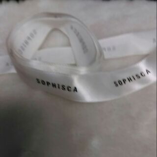 ((二手))SOPHiSCA logo英文字緞帶