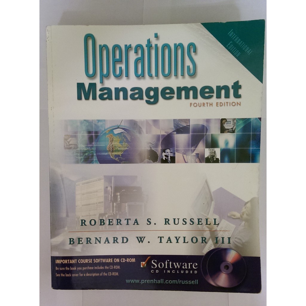 Operations Management,4th,Russell,9780130493637 九成新,無筆記,附光碟