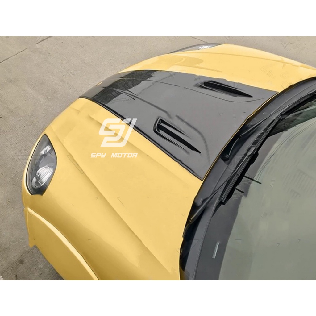 【SPY MOTOR】Porsche Macan 乾碳纖維引擎蓋飾板