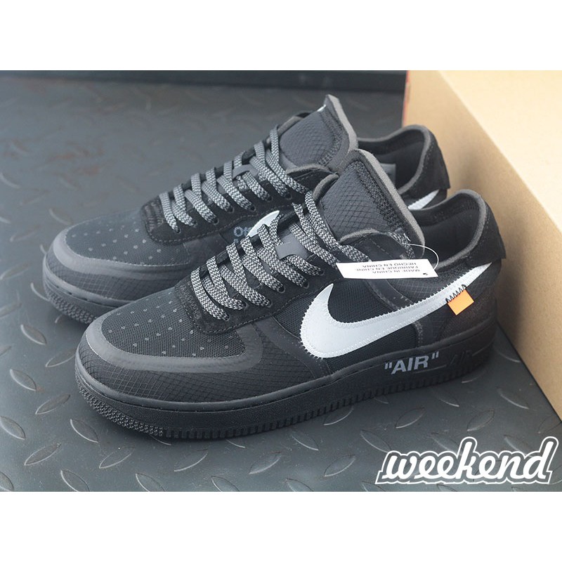 ow x air force 1 black