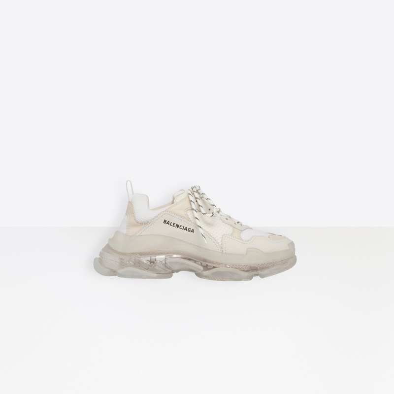 balenciaga triple s clear sole
