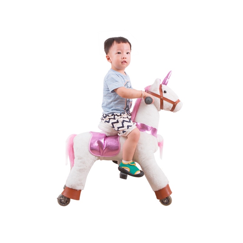 超低價諸葛馬木馬跳跳馬坐騎兒童玩具馬木馬搖搖馬輪子馬