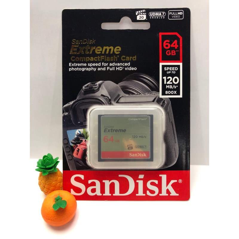 SanDisk Extreme CF 64G 64GB 120MB 800X 記憶卡 群光公司貨