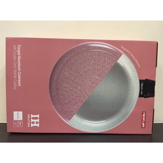 (當日寄)NEOFLAM Reverse抗菌彩色大理石系列 平底鍋 （28cm）電磁底 粉色