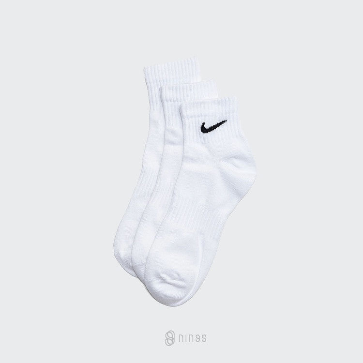 NIKE EVERYDAY LTWT ANKLE 3PR SOCKS 白色襪子 踝襪 (單雙) SX7677100