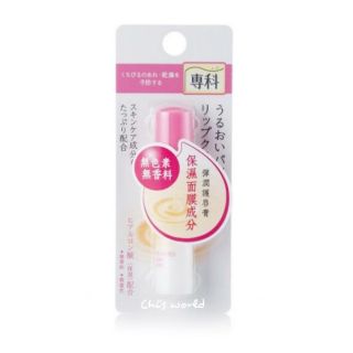 Chi's world~日本 SHISEIDO 資生堂 Senka專科 保濕專科 彈潤護唇膏 3.5g 無香料 無色素