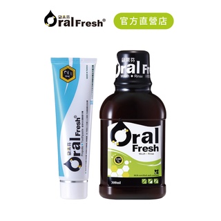 【歐樂芬】經典口腔保養護理-2件組-敏感性防護 蜂膠牙膏 蜂膠漱口水 官方直營