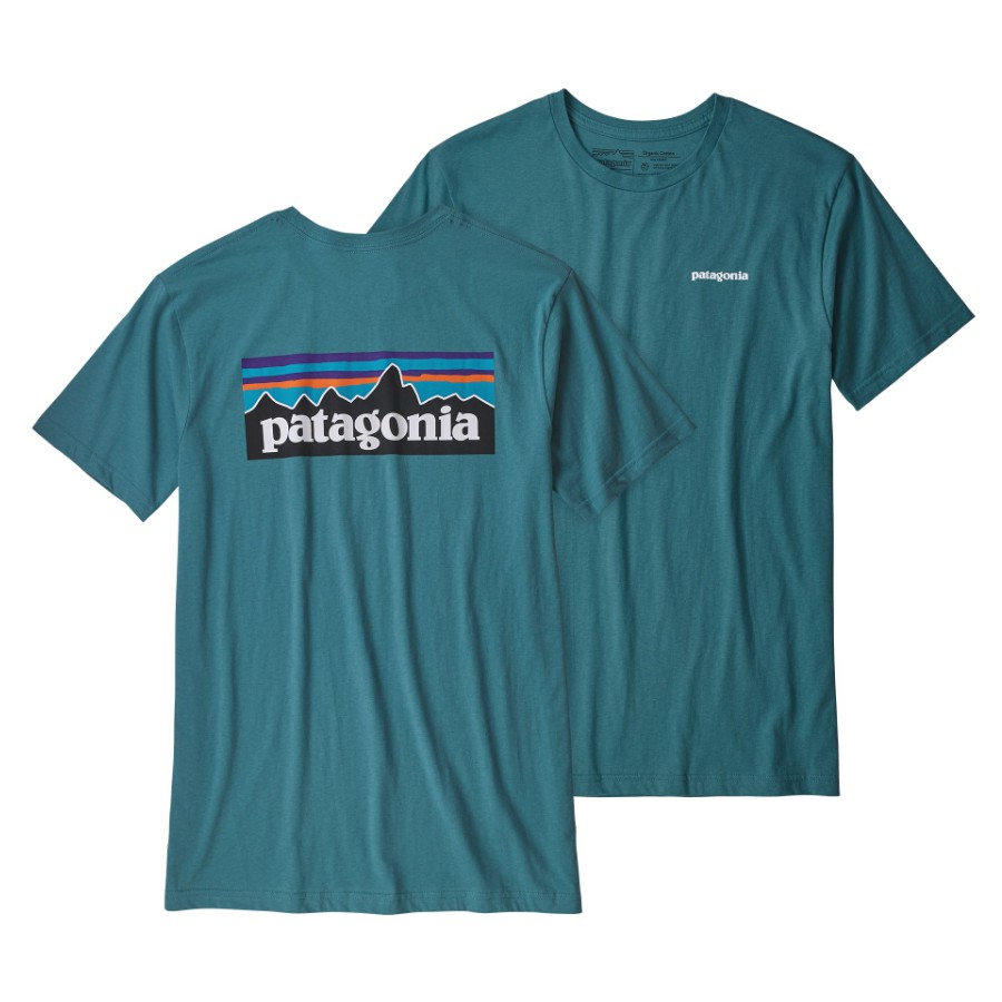 [現貨]Patagonia Men's P-6 Logo Organic Cotton T-Shirt 經典Logo短T