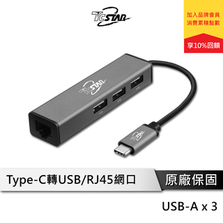 TCSTAR TYC-MF003 轉接器 TypeC轉接器 OTG TYPE-C轉網卡