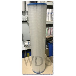 【WDS】20吋5微米(5u)大胖摺疊濾心(可重複清洗使用)適用於全戶過濾地下水過濾搭配大胖過濾器使用濾博士可參考
