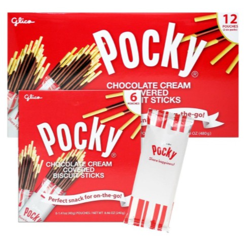 好市多代購-Glico Pocky Chocolate Biscuit Sticks	格力高巧克力棒103454