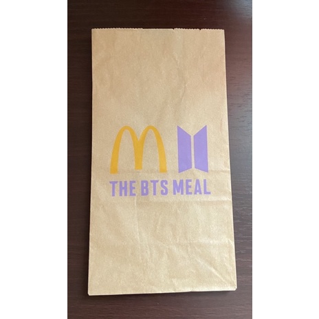 BTS 麥當勞紙袋-小