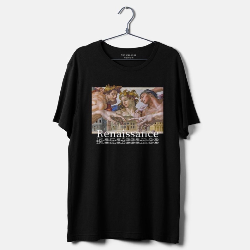 會動的文藝復興 圓領T恤 tshirt 創世紀 圓領衣服 賠本賣
