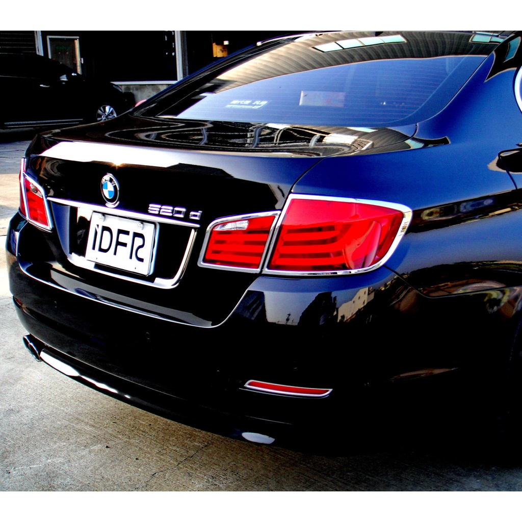 🐾寶馬BMW 5系列-F10/F11 2010~2016 鍍鉻銀 燈框 後燈框 尾燈框 改裝車燈裝飾亮條