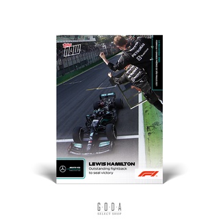 【LEWIS HAMILTON OUTSTANDING FIGHT】F1 CARD TOPPS NOW #72 收藏卡