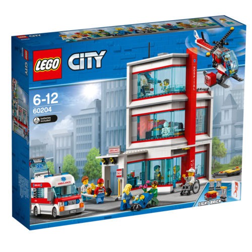 LEGO 樂高 60204 城市醫院 全新未拆 盒況完整 台樂公司貨