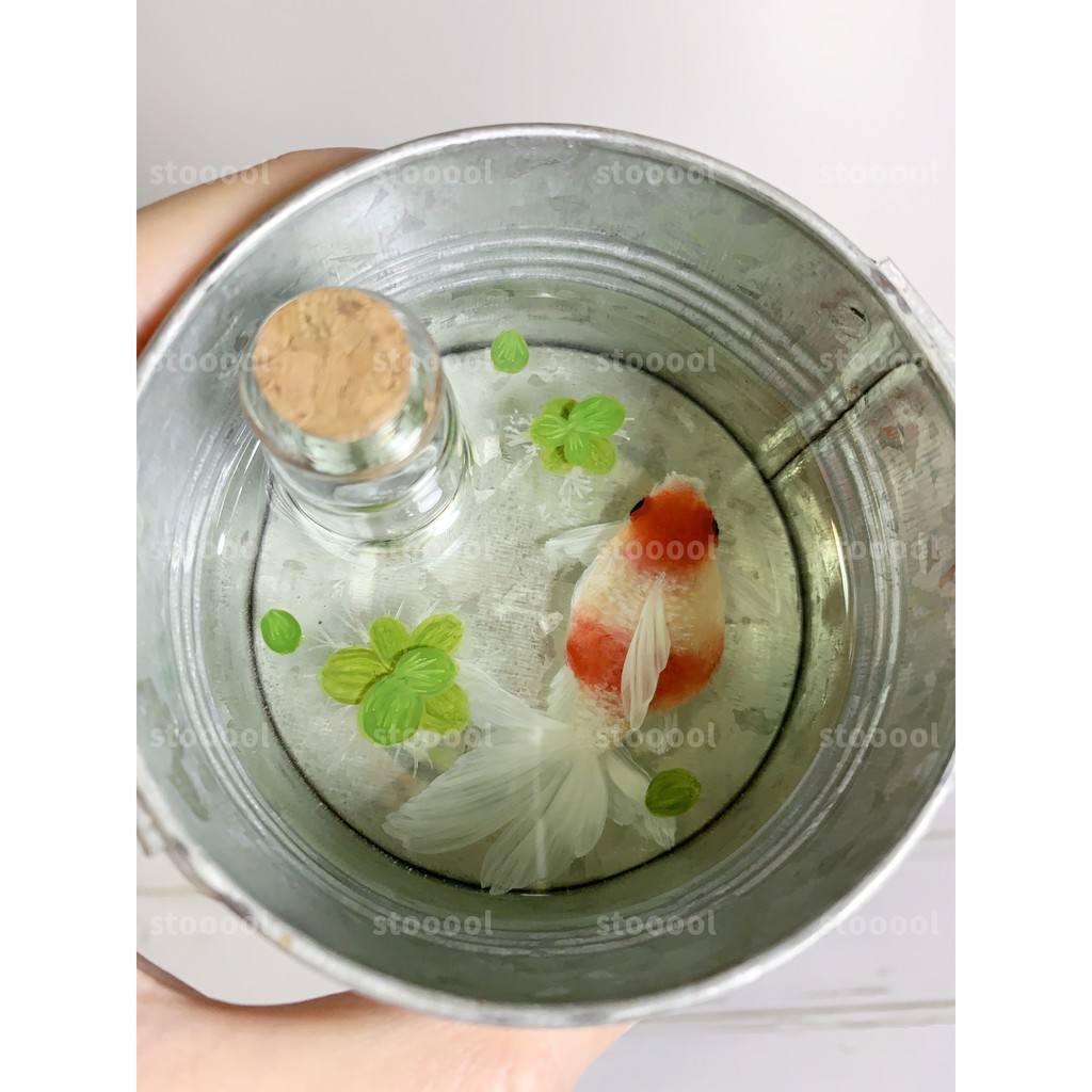 3d 立體手繪彩繪樹脂畫樹酯金魚非深堀隆介禮品居家擺飾裝飾手工藝品現貨精油擴香金魚 蝦皮購物