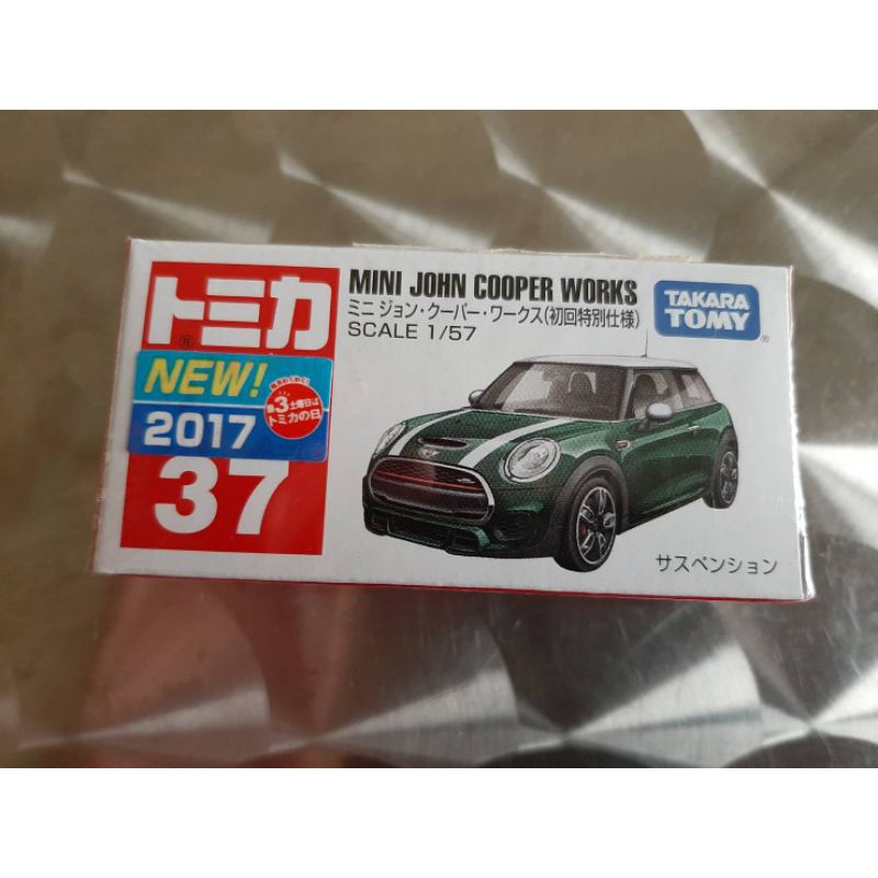 Tomica 37 mini John Cooper 初回 全新未拆 附膠盒