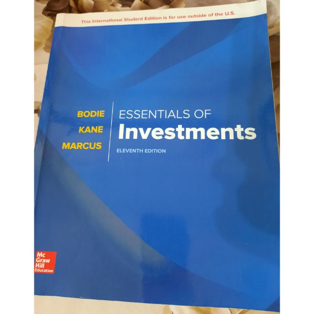 Essentials Of Investments ,eleventh edition 投資學