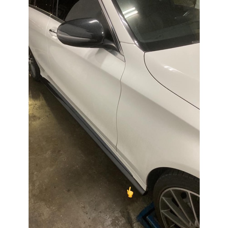 賓士 Benz W205 S205 C205 J款碳纖維側裙 C43側裙 C300碳纖側裙 C63側定風翼