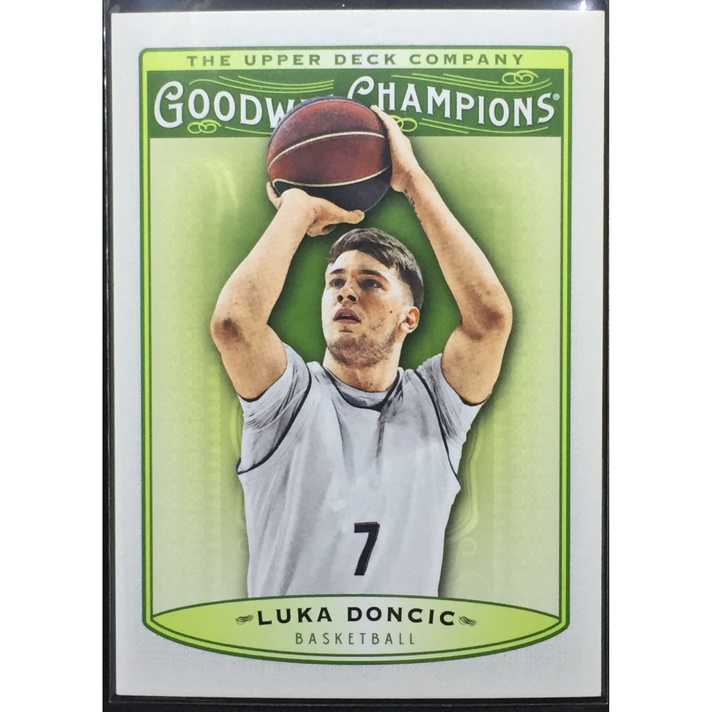 LUKA DONCIC 2019 UD GOODWIN CHAMPIONS #30 唐西奇 新人卡 RC ROOKIE