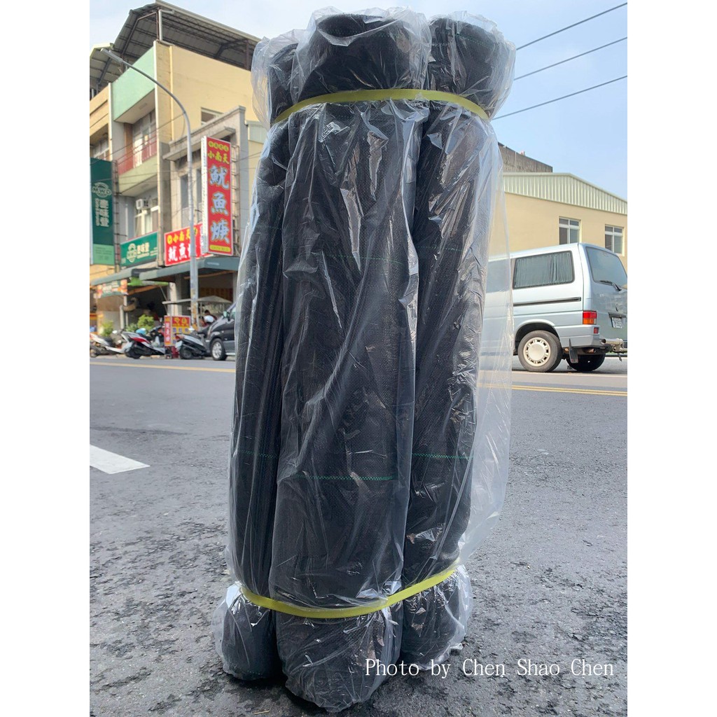 金門訂製品-4尺抑草蓆（黑色）-台灣製造，南亞新原料（50米長/支）+20公分塑膠釘子100支