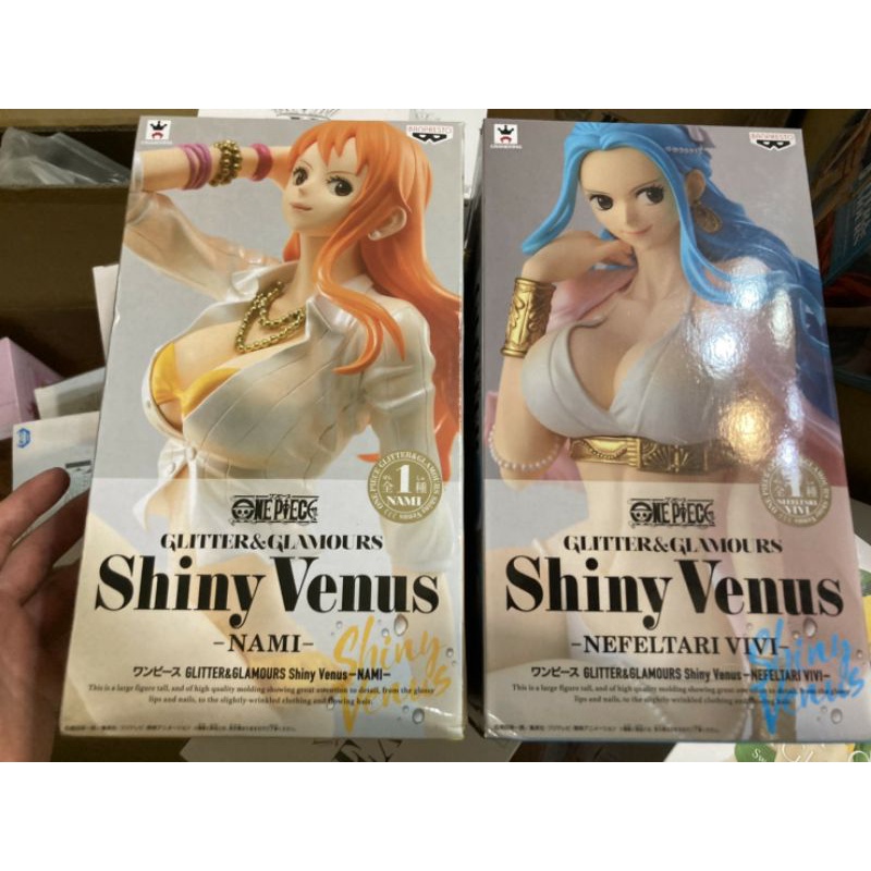 正版 代理 白證 日版 金證 航海王 海賊王 g&amp;g shiny venus 泳裝 薇薇 娜美 公仔 拆檢 內袋未拆