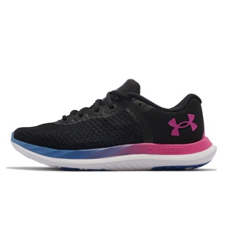 Under Armour 慢跑鞋 Charged Breeze 黑 桃紅 藍 UA 女鞋【ACS】 3025130002