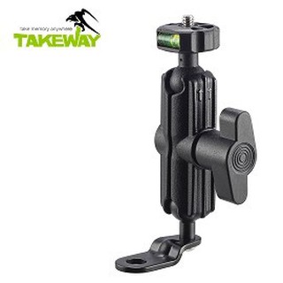 Takeway LA2 ( 後照鏡版支架+球頭底座 ) 需搭配T-PH05B 手機架上座