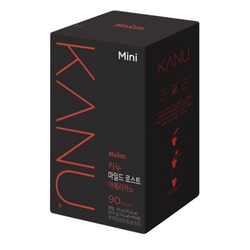 [Kanu]韓國直送正品 KANU MINI美式咖啡 重烘培 輕度烘培 孔劉咖啡 黑咖啡 韓國咖啡🇰🇷 90p