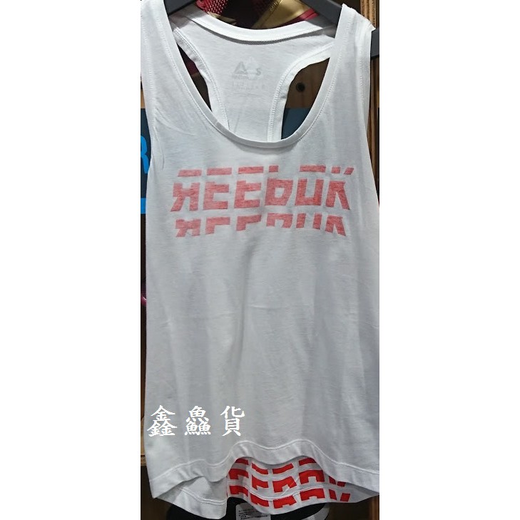 2019 五月 REEBOK WOR MYT GRAPHIC TANK 運動 背心 白紅 DU4873