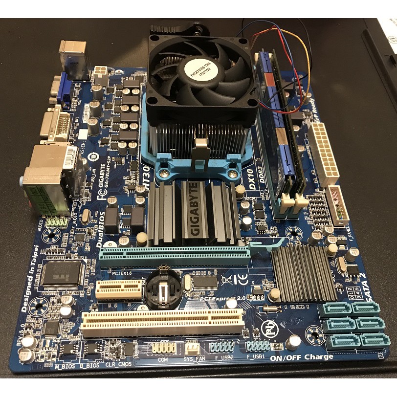 二手 CPU AMD Phenom II X4 840 + 主機板 GIGABYTE 技嘉 ga-78lmt-s2p