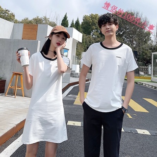 【COUPLE】2022夏季🔥🔥新款學生班服新款情侶裝夏季短袖你衣我裙