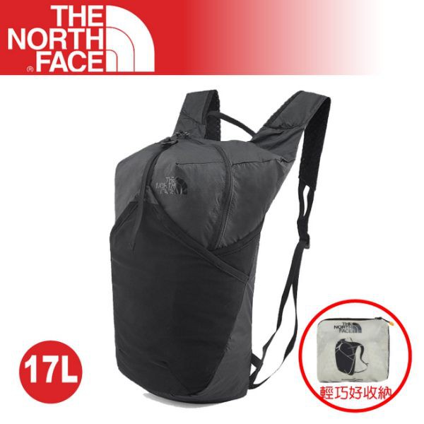 The North Face 17L 輕量多功能CORDURA背包《黑》/3KWR/Flyweight pac/悠遊山水