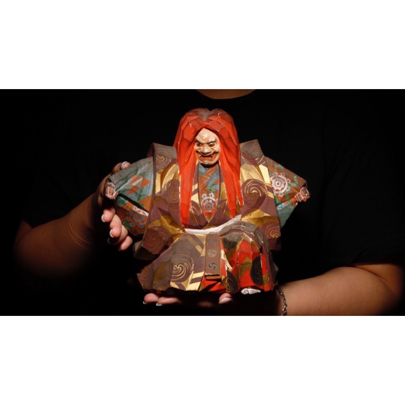 老日本傳統工藝能劇 歌舞伎角色連獅子老木雕鏡獅子老民藝國寶江戶時期和室居酒屋老物擺件 蝦皮購物