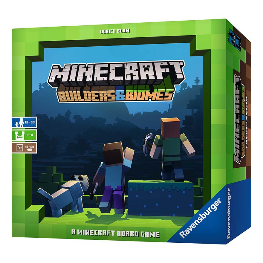 《新天鵝堡》當個創世神 MINECRAFT: BUILDERS &amp; BIOMES【桌弄正版桌遊】