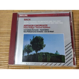 好音悅 Grumiaux 葛羅米歐 Bach 巴赫 巴哈 小提琴協奏曲 雙小提琴協奏曲 Philips 法PMDC版