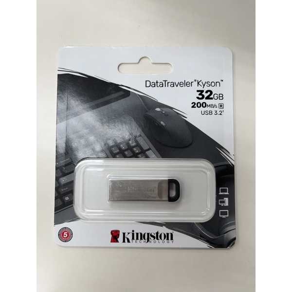 金士頓DataTraveler Kyson USB 32G 金屬外殼隨身碟(DTKN/32GB)