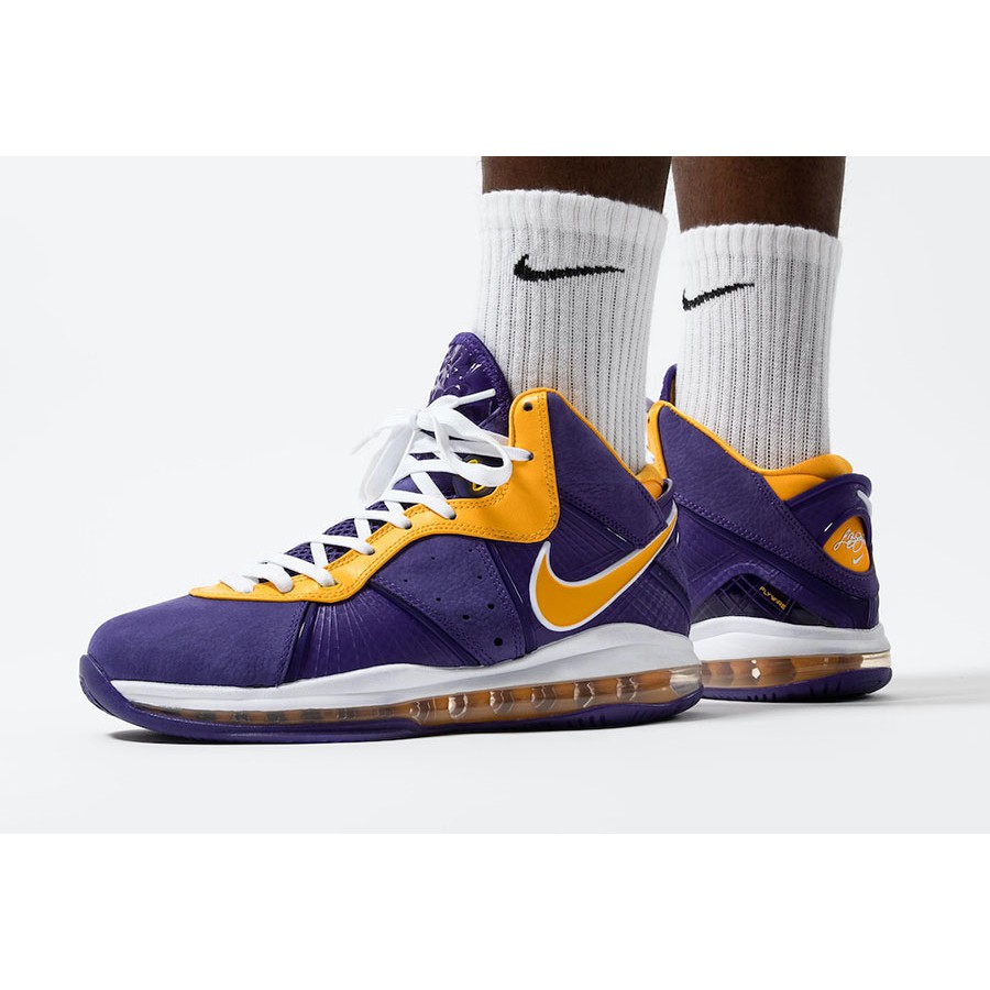 柯拔 Nike LeBron 8 Lakers DC8380-500 LBJ8 籃球鞋 湖人配色 紫金