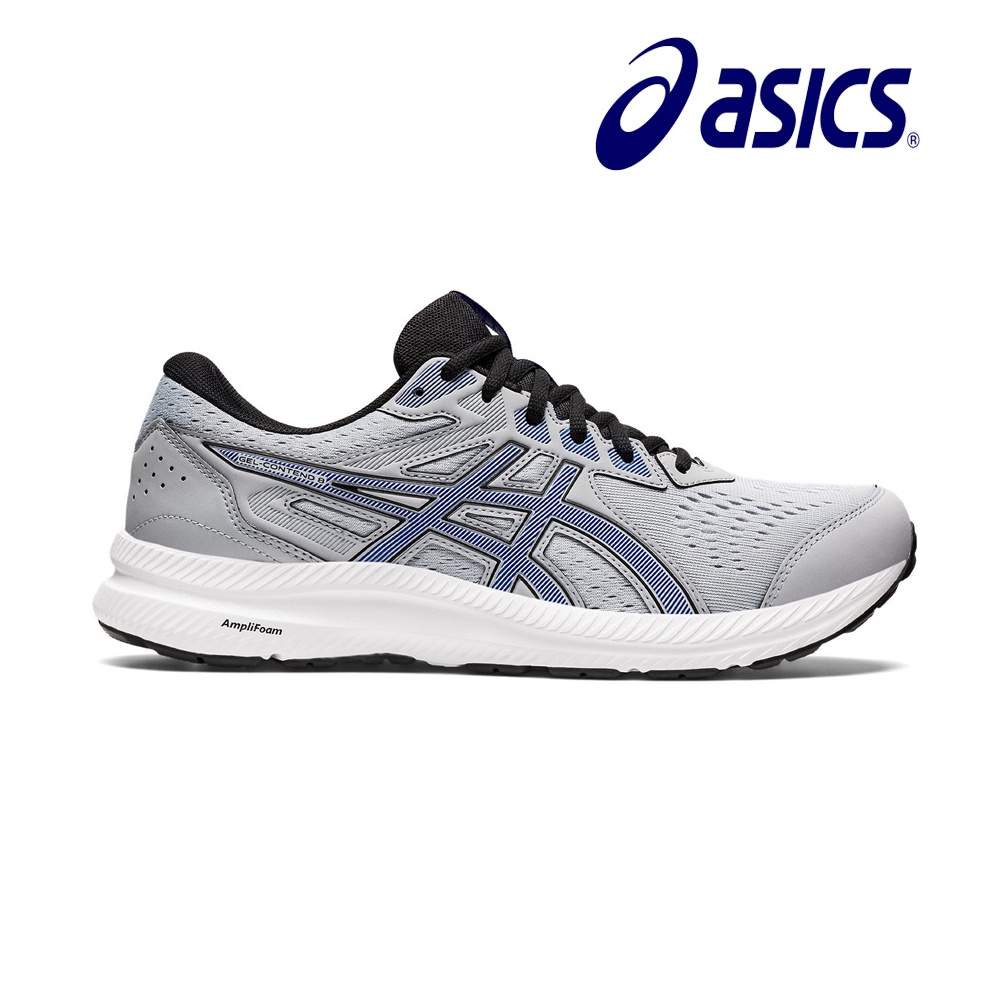 【asics 亞瑟士】GEL-CONTEND 8 4E 男慢跑鞋 灰+白底 超寬楦(1011B493-020)