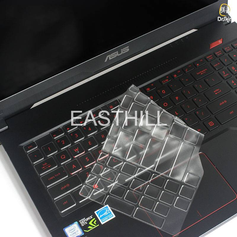 Easthill TPU 筆記本電腦鍵盤保護套適用於華碩 TUF Gaming FX504 FX504GE FX504G