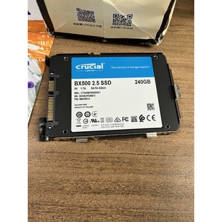CRUCIAL BX500 2.5 SSD 240GB - 固態硬碟