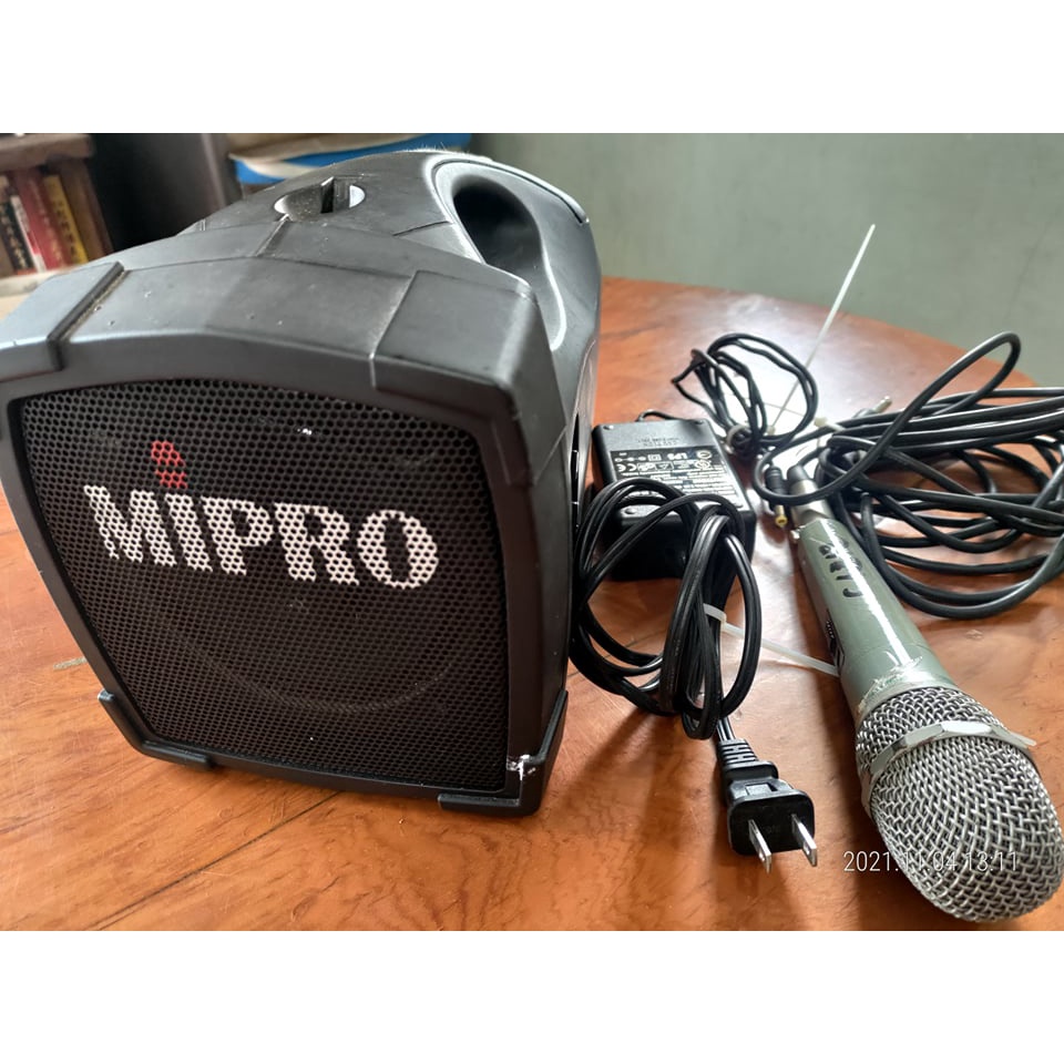 二手整新良品Mipro MA-101有線麥克風喊話器
