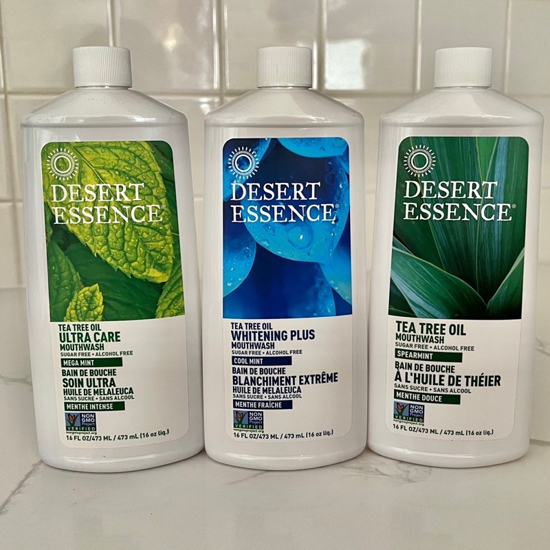 Desert Essence 茶樹油漱口水 Dr. Grace推薦 薄荷  清新薄荷 強勁薄荷 473ml 🇺🇸美國購入